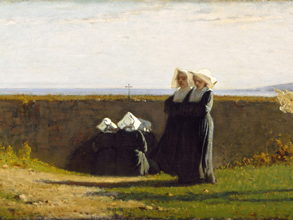 Vincenzo Cabianca, Le monachine, 1861, Antica Collezione Banti | Courtesy of Dart - Chiostro del Bramante e Arthemisia Group 2016