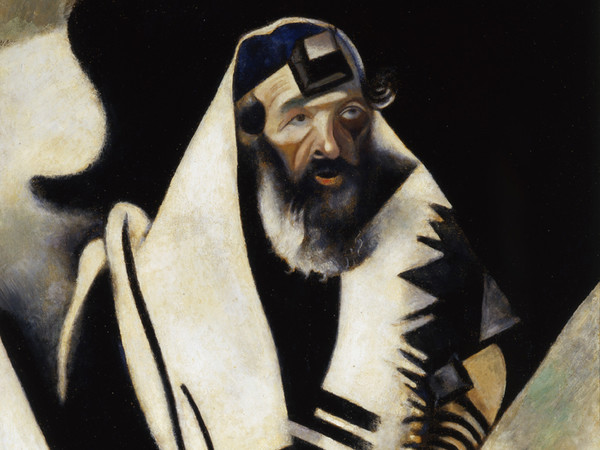 Marc Chagall, Rabbino N. 2, 1914 - 1922, Olio su tela, 84 x 104 cm, Venezia, Ca’ Pesaro - Galleria Internazionale d’Arte Moderna | © Fondazione Musei Civici di Venezia, Archivio Fotografico