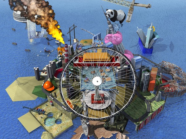 Cao Fei, RMB City – A Second Life City Planning, 2007 | Courtesy MAXXI, Roma
