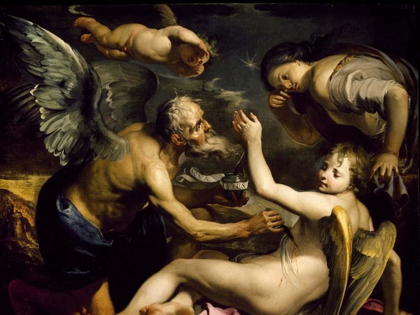 Bernardino Mei, Amore curato dal Tempo con l'acqua del Fiume Lete, Siena, Banca Monte dei paschi