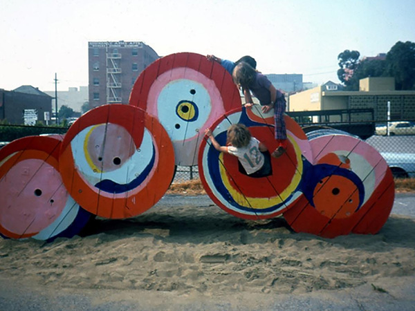 The rainbow playground, the Woman’s building, 1974. Mother Art Collective. Courtesy Mother Art Collective