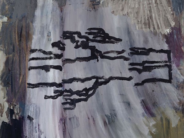 Per Kirkeby, Legno VII / Holz VII, 1994, Olio su tela, 130x200 cm | Courtesy of Galerie Michael Werner, Märkisch Wilmersdorf