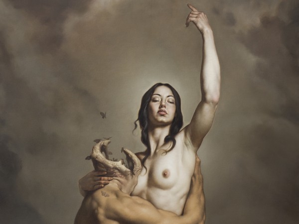 Roberto Ferri, ECATE, 2018, Olio su tela, 120 x 150 cm | Courtesy of Roberto Ferri e Fondazione Stelline