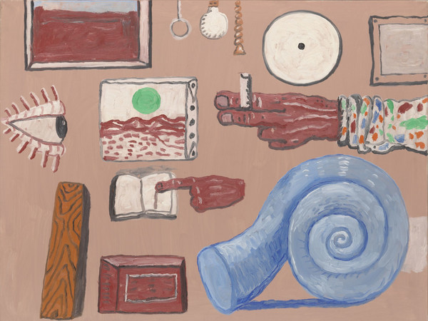 Philip Guston, Story, 1978, Olio su tela, 121.9 x 152.4 cm, Collezione privata, Londra | © The Estate of Philip Guston | Foto: Damian Griffiths