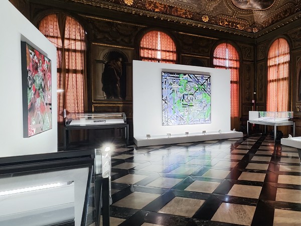 Rita Sabo, Sacred Planet exhibition at Biblioteca Nazionale Marciana, Venezia | Courtesy © Marco Ferri & RS Art Gmbh