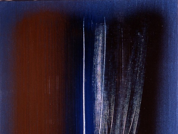 Hans Hartung, Linee nere su fondo blu.
