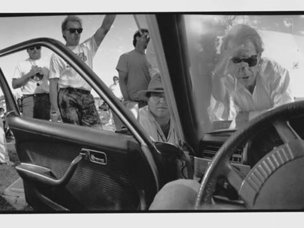 © 2015 Jeff Bridges, All Rights Reserved, Peter Bogdanovich: Lining up at shot, Texasville, 1990