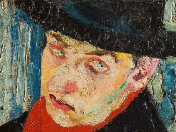 Fausto Pirandello, Autoritratto, 32 x 19.5 cm, Galleria Arte Moderna, Milano