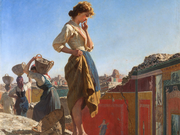 Filippo Palizzi, Donne che scavano a Pompei, Collezione privata