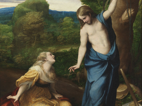 Correggio (Antonio Allegri), Noli me tangere, 1523-1524 circa, Olio su tavola (trasportata su tela), 130 x 103 cm, Madrid, Museo Nacional del Prado | © Photographic Archive, Museo Nacional del Prado, Madrid