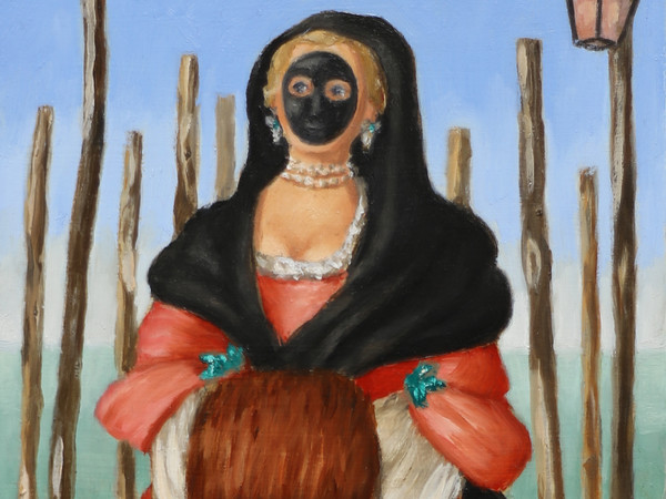 Lisa Barmby, La Moretta, 2016, Olio su tavola, 22.5 x 12.8 cm | © Lisa Barmby