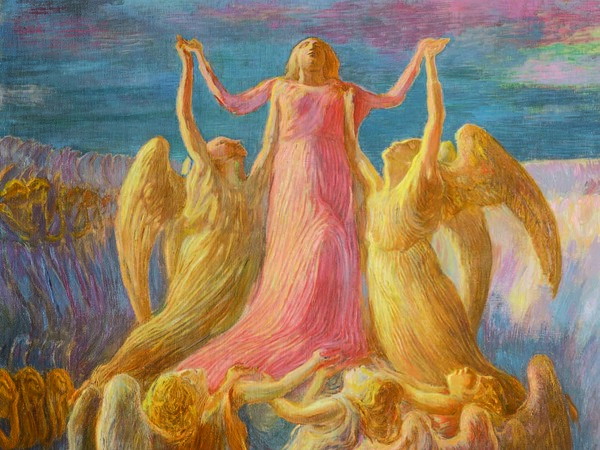 Gaetano Previati, L'Assunzione, 1903 circa, Ferrara, Museo dell'Ottocento