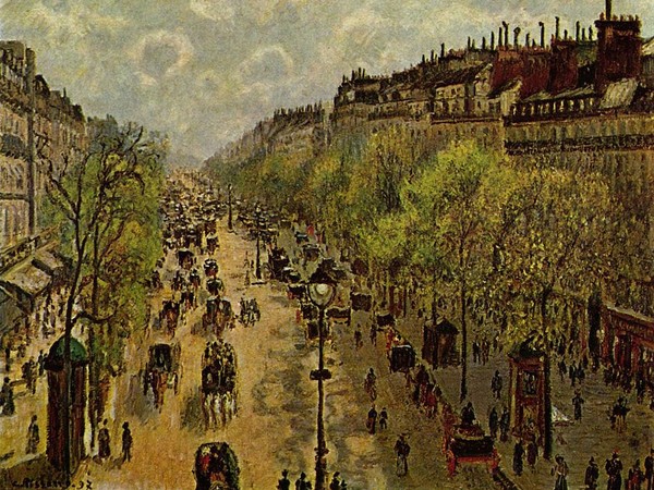 Camille Pissarro, Boulevard Montmartre, Primavera, 1897.