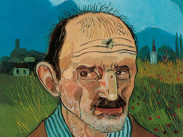Antonio Ligabue, Autoritratto con mosca, 1960, Olio su tela, 70 x 50 cm | Courtesy of Fondazione Archivio Antonio Ligabue di Parma