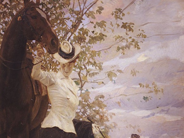 Ettore Tito, L’amazzone, 1906. Genova, Civiche Raccolte Frugone
