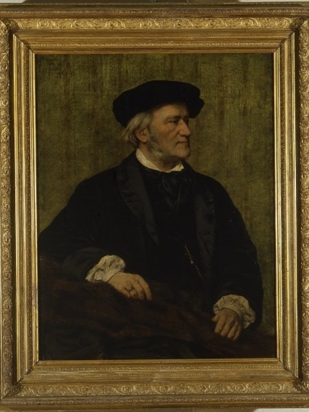 Giuseppe Tivoli, Ritratto di Richard Wagner, 1883, Olio su tela, Museo internazionale e Biblioteca della Musica, Bologna
