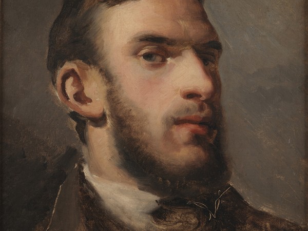 Camille Pissarro, Autoportrait, 1852- 1854, olio su tela, 31 x 28,5 cm. National Gallery of Denmark, Copenaghen