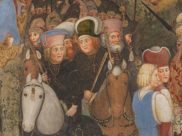 Bottega degli Zavattari, Leggenda di Teodolinda, scena 45, Spedizione di Costante II in Italia, particolare. © Museo e Tesoro del Duomo di Monza/foto Piero Pozzi