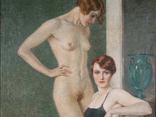 Oscar Hermann Lamb, La coppa verde, 1933, Olio su tela, Collezione privata | Courtesy of Musei San Domenico, Forlì, 2017
