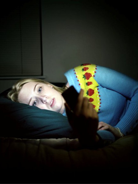 Evan Baden, Katie with LG Chocolate, 2007, 30" x 40", Chromogenic Print mounted to Plexiglass, Courtesy the artist