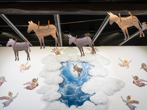 "Preghiera per andare in Paradiso con gli asinelli" - Omaggio a Francis Jammes, Palazzo Rhinoceros, Roma I Ph. Giordano Bufo