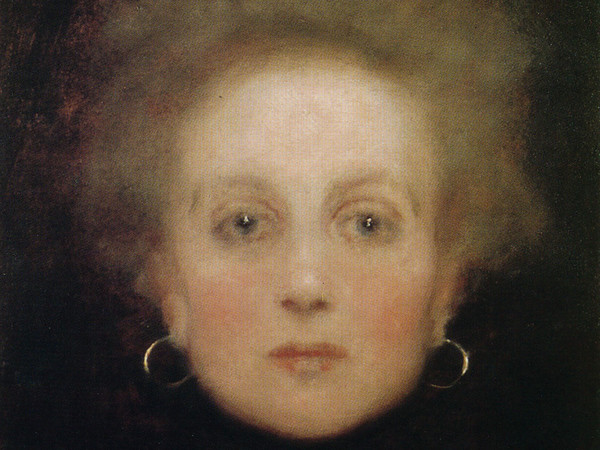 Gustav Klimt, Ritratto femminile, 1898 circa. Olio su tela, cm 38 x 34. Vienna, Belvedere © Belvedere, Vienna