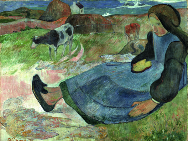 Paul Gauguin, Ragazza bretone, 1891, Olio su tela, cm 71,5 x 90,5 | © Ny Carlsberg Glyptotek, Copenhagen /Photo: Ole Haupt