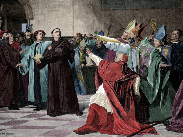 521 | Aquileia passa all’Austria Dieta di Worms: Aquileia viene assegnata all’arciduca d’Austria | Immagine: Emile Delperée, Martin Lutero alla Dieta di Worms, Prima del 1896