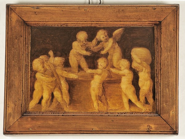 Jacopo Carucci, detto il Pontormo, Pannelli del Carro della Moneta: Puttini che vendemmiano, 1514