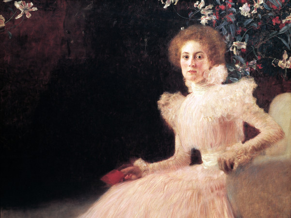 Gustav Klimt, Ritratto di Sonja Knips, 1898, Olio su tela, 145 x 146 cm, Vienna, Österreichische Galerie Belvedere