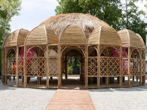Yasmeen Lari/Heritage Foundation of Pakistan, Community Centre, 2024. Installation view: 19th International Architecture Exhibition - La Biennale di Venezia. Photo: Giuseppe Miotto / Marco Cappelletti Studio Yasmeen Lari/Heritage Foundation of Pakistan, Community Centre, 2024. Installation view: 19th International Architecture Exhibition - La Biennale di Venezia. Photo: Giuseppe Miotto / Marco Cappelletti Studio