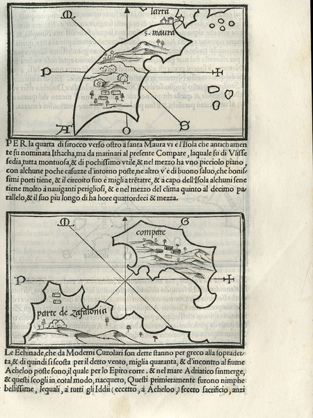 Benedetto Bordone, Isolario, Venezia, 1534, Volume a stampa, Niccolò d’Aristotele detto Zoppino, 290x210 mm, Venezia, Fondazione Musei Civici di Venezia - Biblioteca del Museo Correr 