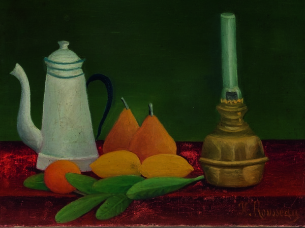 Henri Rousseau, Natura Morta, 1910. Olio su tela, cm 38 x 46. Collezione privata, Svizzera