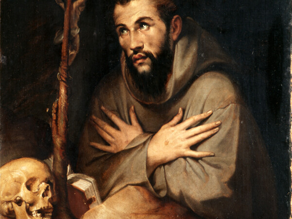 Bartolomeo Passerotti, San Francesco in adorazione del crocifisso. Bologna, Pinacoteca Nazionale