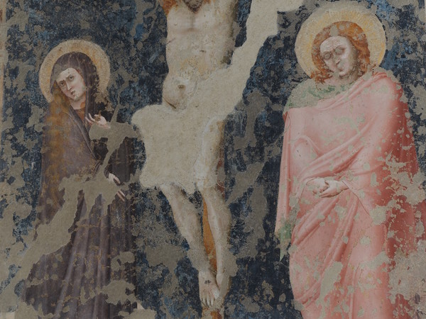 Maestro di Campodonico, Crocifissione, affresco staccato. Fabriano (AN), Chiesa di S. Maria Maddalena