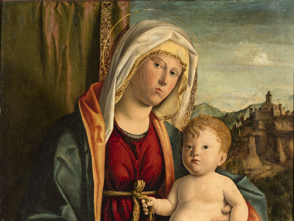 Cima da Conegliano, Madonna col Bambino e i Santi Francesco e Giovanni Battista, Fine XV inizio XVI secolo, Olio su tavola, Olio su tavola, 71,7 x 84 cm | Courtesy of Fondazione Cini, Venezia