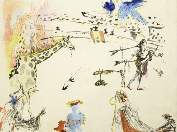 Salvador Dalí, Tauromachia surrealista, Giraffa in fiamme