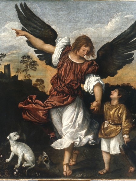 Tiziano Vecellio, Tobiolo e l’angelo, 1523, Olio su tavola, 147x172 cm, Venezia, Gallerie dell’Accademia