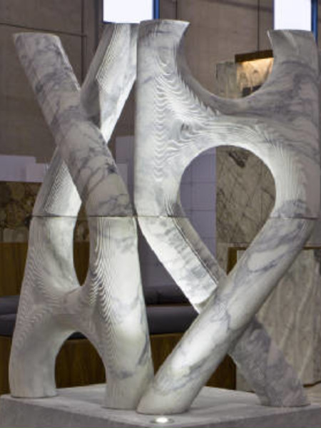 Craig G. Copeland, HX (DNA of stone) in 3D, Prestito della Fondazione Henraux