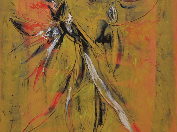 Claudio Palmieri, Angeli terreni, 2008, olio su tavola, cm 93x70