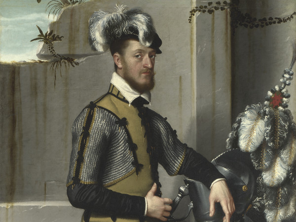 Giovanni Battista Moroni, Faustino Avogadro, detto Il Cavaliere dal Piede Ferito, 1555-1560 circa, Olio su tela, 106 x 202 cm, The National Gallery, London | Foto: © The National Gallery, London