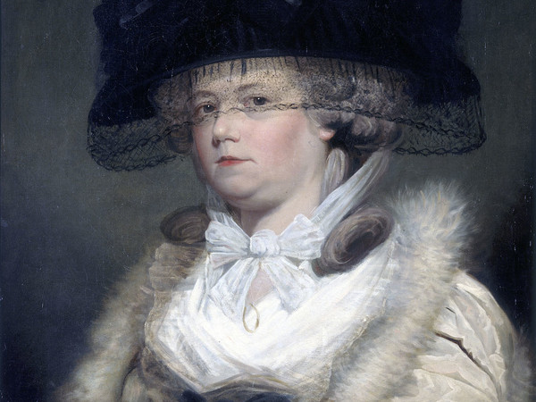 Anonimo, Mrs. Letitia Ann Sage, 1785, olio su tela, 77 x 63 cm