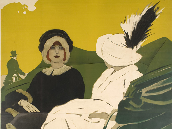 Marcello Dudovich, Mele C. Napoli Confezioni per Signora, Circa 1908, 1.457 x 2.058 cm