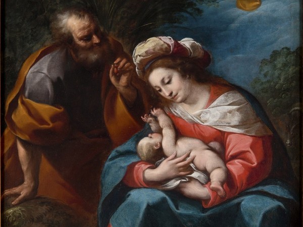 Carlo Francesco Nuvolone, Riposo durante la fuga in Egitto. Chiesa di San Giuseppe, Borgomanero