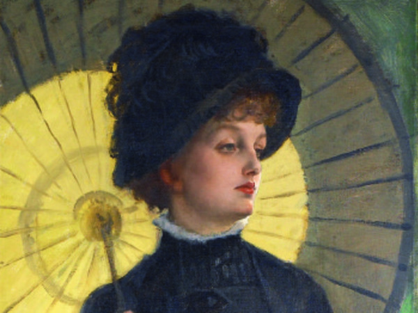 James Tissot, La Dame à l'ombrelle (Mrs Newton), 1878/1880. Huile sur toile. Francia, Gray, Musée Baron Martin. © cliché Studio Bernardot – Musée Baron Martin – France