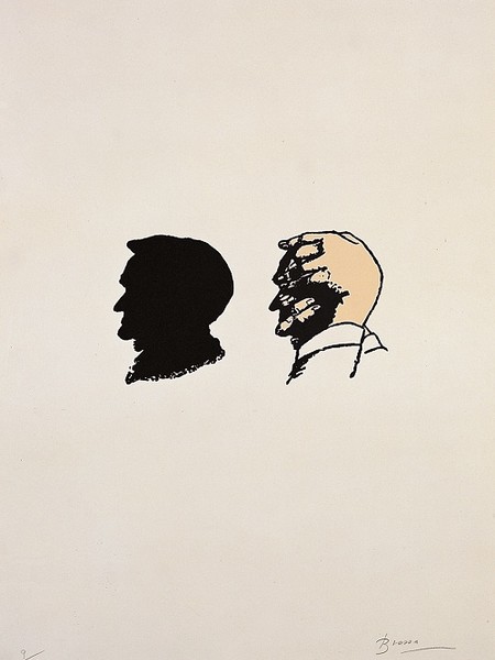 Joan Brossa, Poema Visual, 1982, Serigrafia, Fundació Joan Brossa, Barcelona Lascito Pepa Llopis