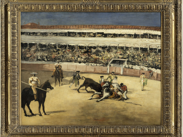 Édouard Manet, Combat de taureaux (Combattimento di tori), 1865-1866, olio su tela, 90x110 cm, Parigi, Musée d’Orsay