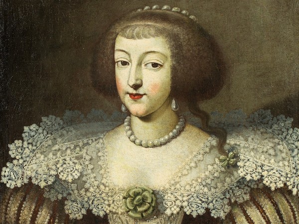 Pittore piemontese, Ritratto di Cristina di Francia, 1634-1635, Olio su tela, Collezione Privata, Torino