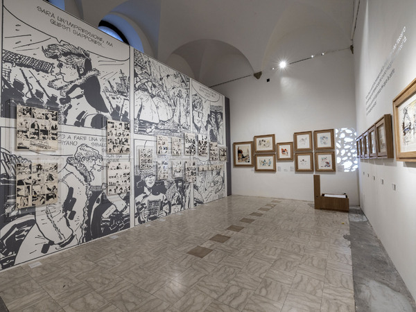 Hugo Pratt. Geografie immaginarie, Palazzo delle Papesse, Siena Hugo Pratt. Geografie immaginarie, Palazzo delle Papesse, Siena