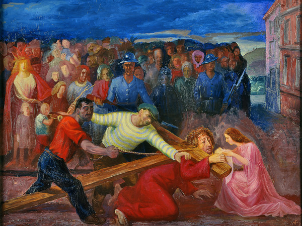 Otto Dix, Cristo e la Veronica, 1943, olio su tavola, cm 81 x 100, Città del Vaticano, Musei Vaticani, inv. 23723. Foto © Governatorato dello Stato della Città del Vaticano - Direzione dei Musei © Otto Dix, by SIAE 2015